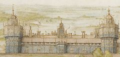 約里斯·赫夫納格爾於1568年繪製的無雙宮，現藏維多利亞和阿爾伯特博物館