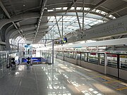 往马腾空站站台（2023年5月）