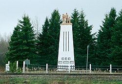 Monument to the Reesor Siding Strike