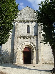 The church in Sainte-Radegonde