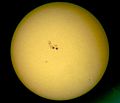 Photo of a sunspot