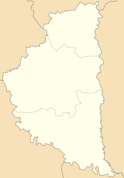 Yazlovets is located in Ternopil Oblast