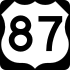 87号美国国道 marker
