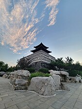 水西公園北門附近的觀景台「數帆台」