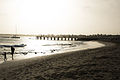 Santa Maria Beach in the evening