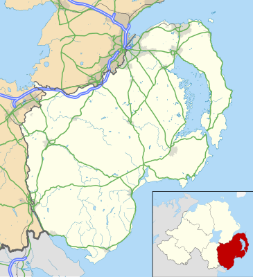 Location map County Down