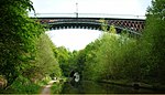 Galton Bridge including attached railway bridge span