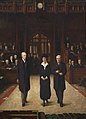 Lady Astor Being Introduced into the House of Commons by Lloyd George