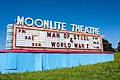 Signage at the Moonlite Theatre, July 2013
