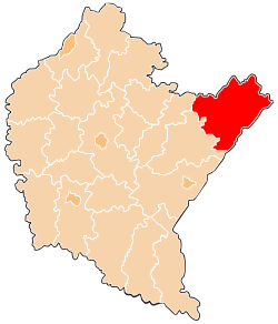 Location within the voivodeship