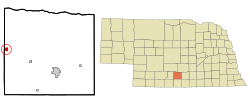 Location of Bertrand, Nebraska