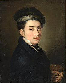 Self-portrait of Pietro Gagliardi as a young man