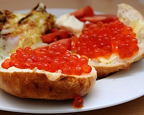 Caviar butterbrot