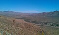 Shelter Valley seen from the north, along the Pacific Crest Trail.