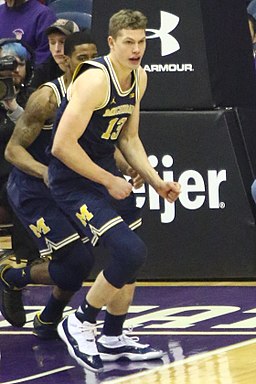 Moritz Wagner, 25th for the 2017–18 Michigan Wolverines