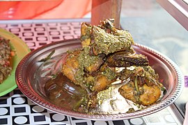 Ayam goreng lado ijo, Minang fried chicken with green pepper