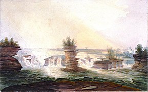 The Chaudiere Falls, Philemon Wright's on the Ottawa, 1821