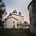 The Church of the Resurrection of Christ with the aisle of Saint Nicholas. The view from the side of the church of the Assumption of Our Lady