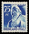 Johannes Gutenberg Denkmal in Mainz MiNr. 13