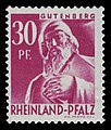 Johannes Gutenberg Denkmal in Mainz MiNr. 9