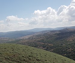 Hills to the south of Haddatha