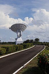Kourou ESTRACK station antenna