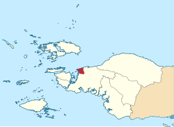 Location in Southwest Papua