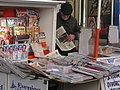Image 40Newspaper vendor, Paddington, London, February 2005 (from Newspaper)