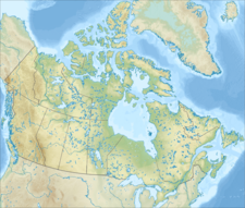 妖精角龙属在加拿大的位置
