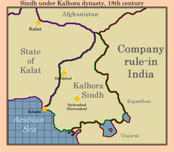 Sind under the Kalhora dynasty, c. 1750