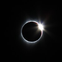 Diamond ring from the total solar eclipse in Corvallis, Oregon