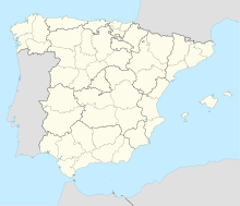 Map showing the location of Torca del Carlista