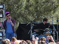 The Teenagers performing in Mandurah, Western Australia in December 2008
