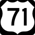 71号美国国道 marker