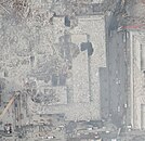 Closeup of WTC 5's remains from the air.