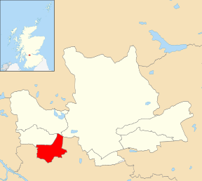 Location of the Bearsden South ward