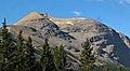 Northeast aspect of Big Bend Peak seen from the Icefields Parkway