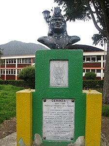 Monument honouring the Muisca