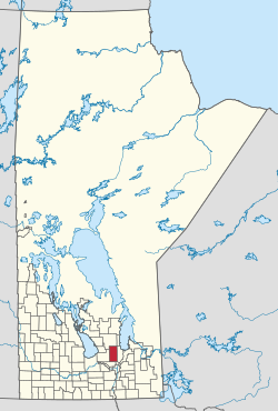 Location of the RM of Rockwood in Manitoba