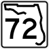 State Road 72 marker