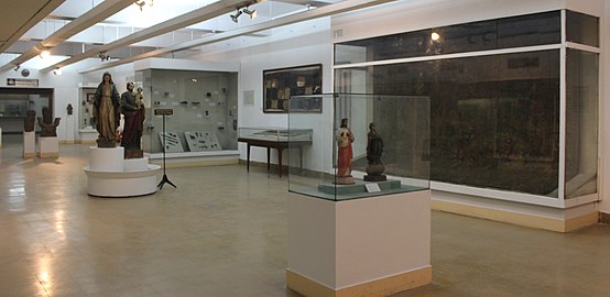 View of the gallery containing artefacts from the pre-Columbian times