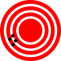 A grouping of shots on target