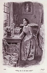 Illustration for Collins' The Woman in White, 1903