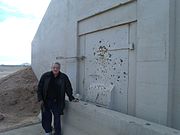 Sealed entrance of Ammo Bunker (S-1008).