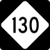 North Carolina Highway 130 marker