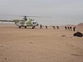Air Force Mi-17 carrying out exercises with Namibian Marines