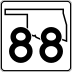 State Highway 88 marker