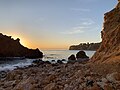 The cove beneath the lighthouse