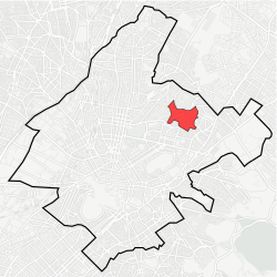 Location within Athens