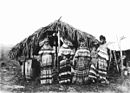 Seminole family in Indian camp, 1916